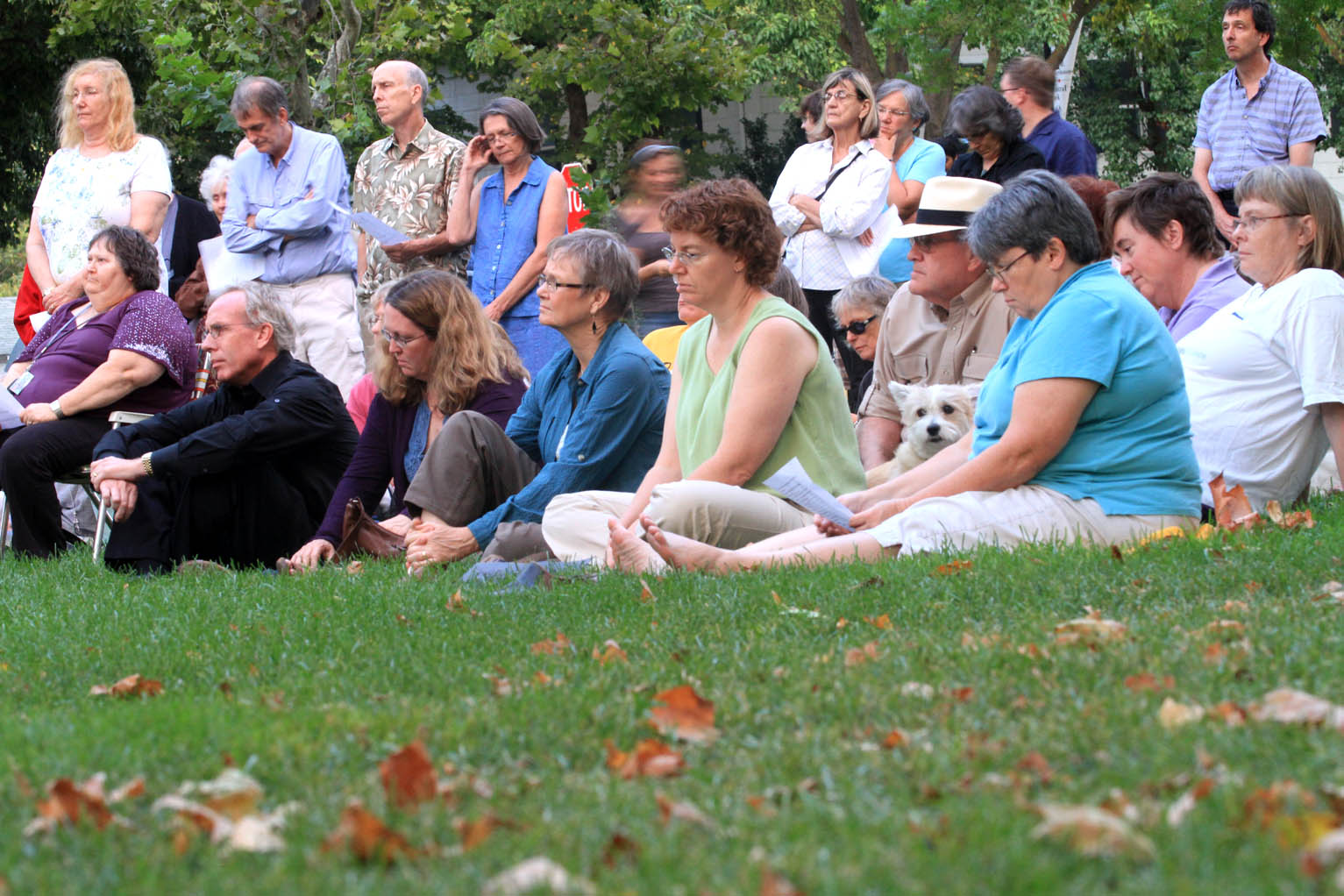 Participants at the Memorial