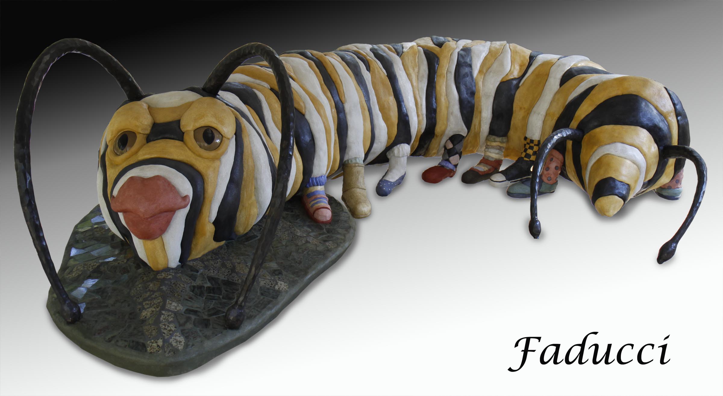 Caterpillar sculpture coming soon! Help give it a name!