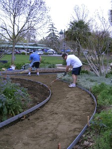 Veg Garden Rotary Path Workday Pic 6