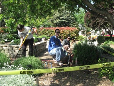 sensory garden path renovation 2010 pic 2
