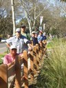 Sunrise Rotary Builds New Fence Along Meadow