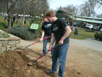 Thanks to Theta Chi for your pathway renovation help!