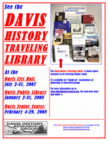 Davis History Traveling Library Begins, Three Public Exhibits Scheduled