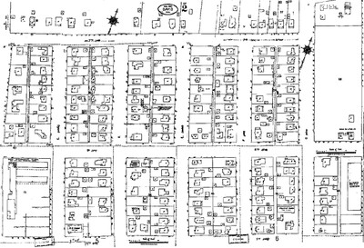 Portion of the 1953 Sanborn Davis Map Showing the Old North