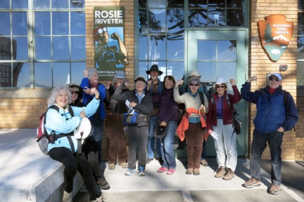 Group Photo at Rosie the Riveter Park (1/16/14)